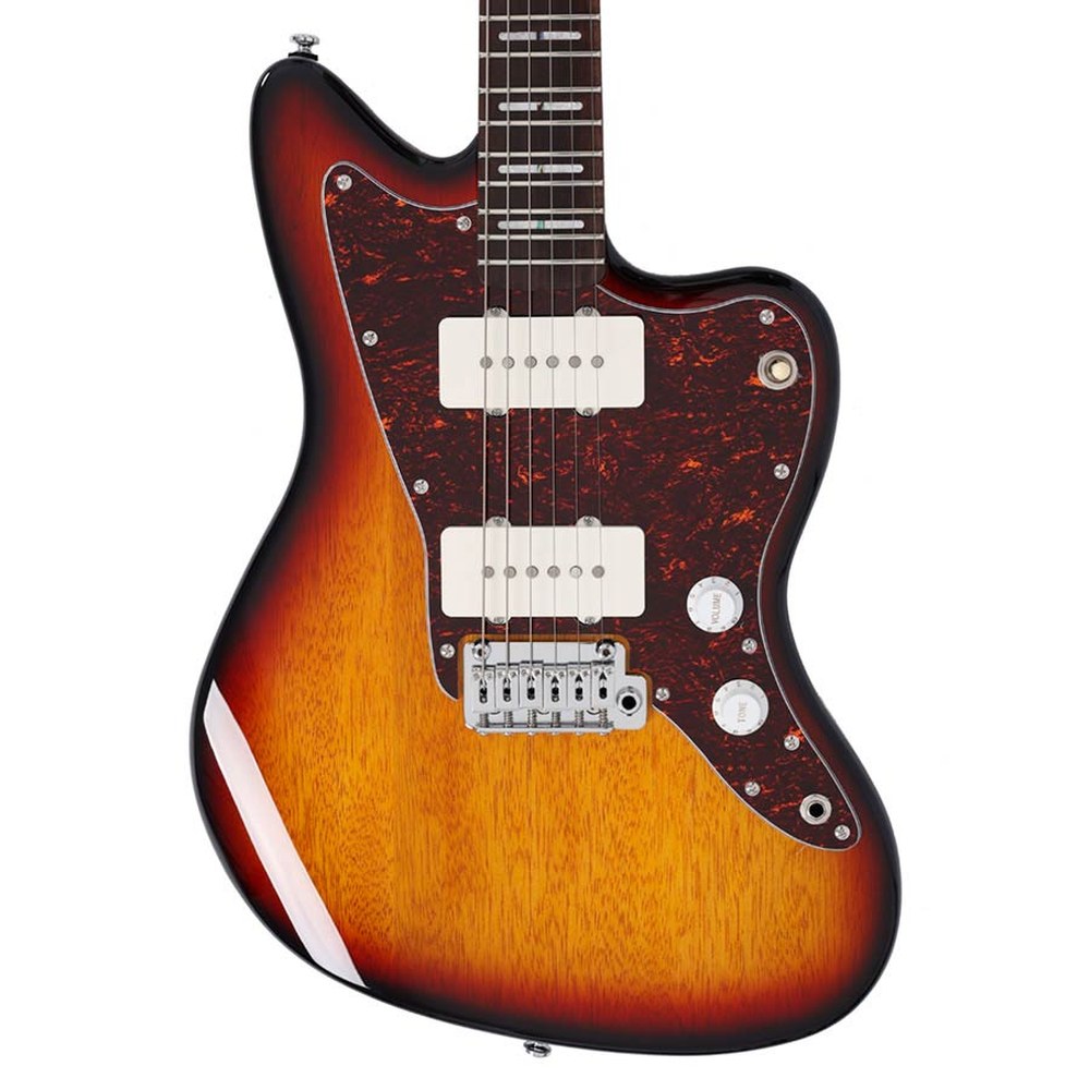 Sire Guitars J3/3TS Mahonie elektrische gitaar J-stijl, 3-tone sunburst