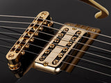 Sire Guitars H7T/BK Elektrische archtop gitaar met tremolo, zwart