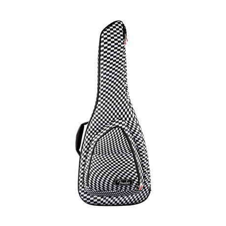 Fender 0991512488 FE620 gigbag voor elektrische gitaar – checkerboard design, 20 mm voering