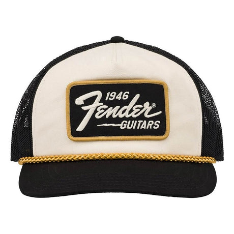 Fender 9122421201 1946 Gold Braid Pet – Crème/Zwart Retro 5-Panel