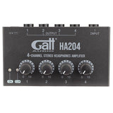 Gatt A204 Stereo hoofdtelefoon versterker 4 kanaals