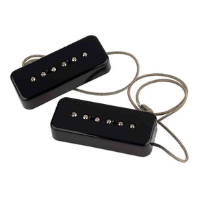 Lollar 10301-111511 Set Van Twee "P-90 Soapbar" Single Coil Pickups - hals en brug, zwart