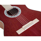 Valencia VC354HWR Klassieke Gitaar 4/4 – Sitka Spar & Mahonie, Wijnrood, Inclusief Tas, Standaard en Stemapparaat