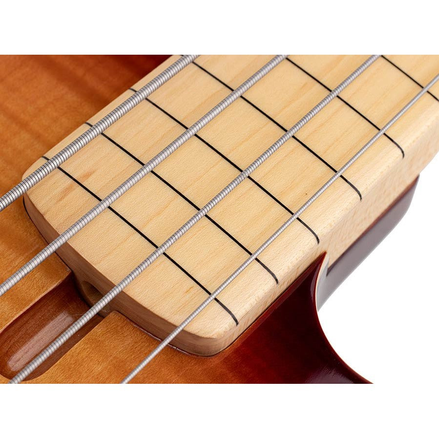 Sire U5 A4F/TS Marcus Miller fretless short scale basgitaar Tobacco Sunburst