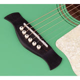 Richwood HSJ-55-GN Heritage Series jumbo akoestische westerngitaar mint groen