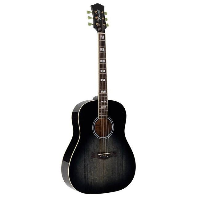 Richwood HSDS-42-TBK Heritage Series dreadnought akoestische western gitaar zwart