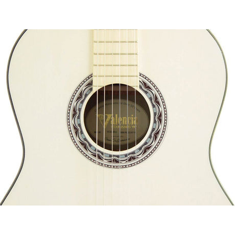 Valencia VC354HVR Klassieke gitaar 4/4, hybride hals, sitka spar & mahonie, ivoor