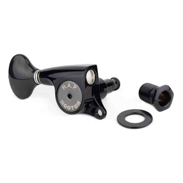 Gotoh GTH14598 SGS510 stemmechanieken met HAP and S5 knoppen, 6R, zwart