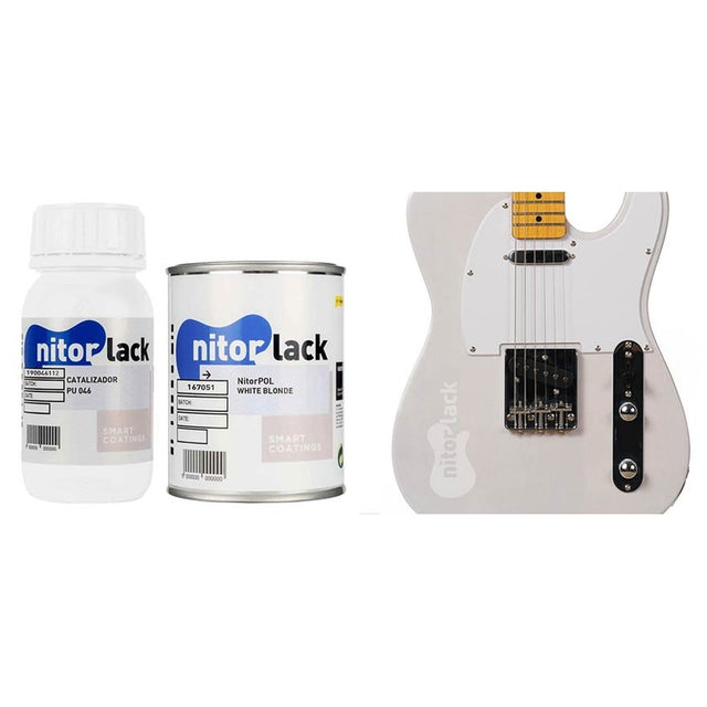 NitorLACK N167051108 NitorPOL Polyurethaanlak White Blonde – 500 ml + 250 ml Verharder