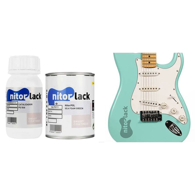 NitorLACK N167011108 NitorPOL Polyurethaanlak Seafoam Green – 500 ml + 250 ml Verharder