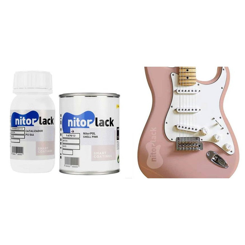 NitorLACK N167012108 NitorPOL Polyurethaanlak Shell Pink – 500 ml + 250 ml Verharder