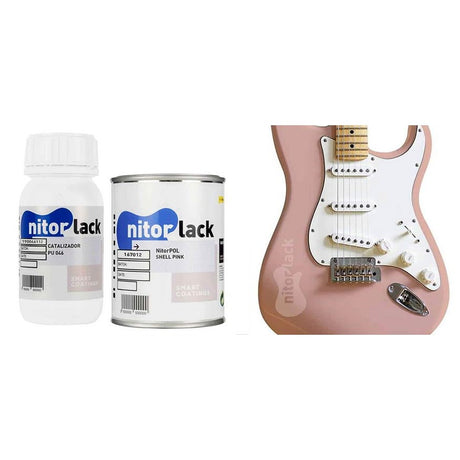 NitorLACK N167012108 NitorPOL Polyurethaanlak Shell Pink – 500 ml + 250 ml Verharder