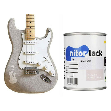 NitorLACK N177006108 NitorPOL Acryllak Silversparkle – 500 ml Blik