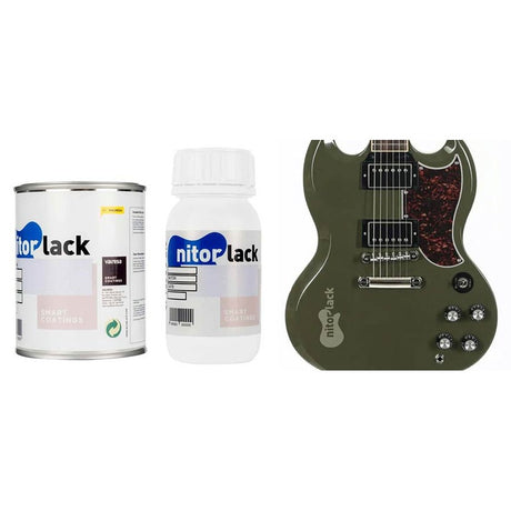 NitorLACK N167060108 NitorPOL Polyurethaanlak Olive Drab – 500 ml + 250 ml Verharder