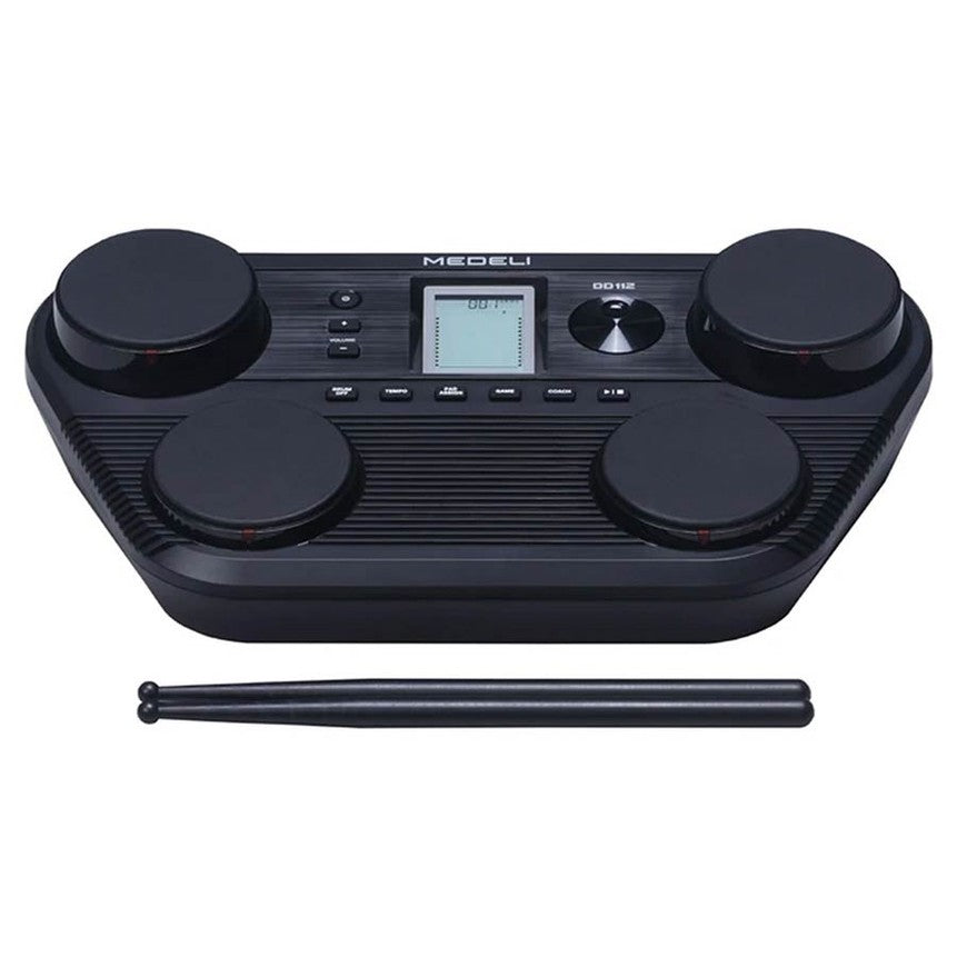 Medeli DD112 BK drumcomputer met 4 drum pads