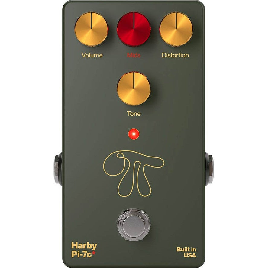 Harby Pedals USA Pi-7c distortion-sustainer-fuzz effecten pedaal