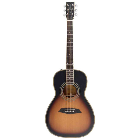 Sire A4PSVS Larry Carlton akoestische parlor gitaar – solid top, SIB elektronica, Vintage Sunburst