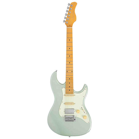 Sire S5 HSS/SGM Larry Carlton elektrische gitaar – S-Style, alder body, Surf Green Metallic, HSS-configuratie