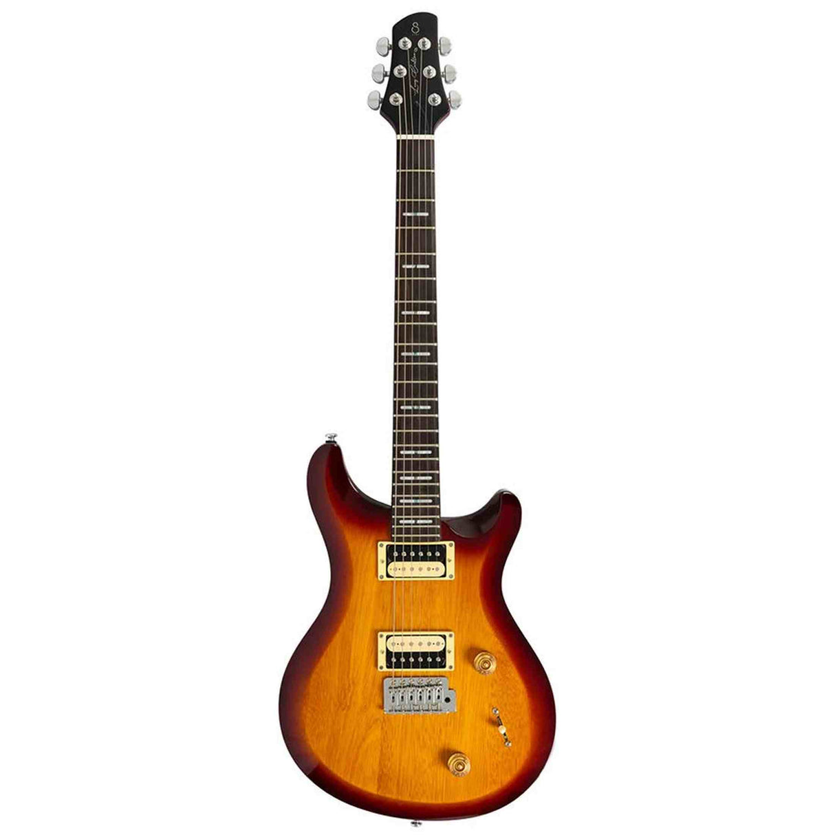 Sire Q3/TS Larry Carlton elektrische gitaar – Q-Style, mahonie body, Tobacco Sunburst, HH-configuratie, coil-split, 22 frets