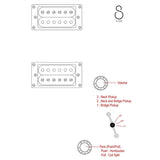 Sire Q3/TS Larry Carlton elektrische gitaar – Q-Style, mahonie body, Tobacco Sunburst, HH-configuratie, coil-split, 22 frets