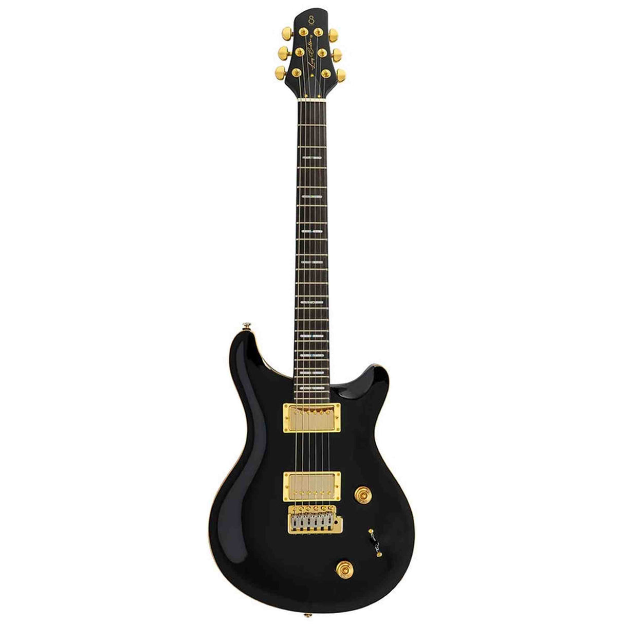 Sire Q7/BK Larry Carlton elektrische gitaar – mahonie + maple top, HH-configuratie, Black