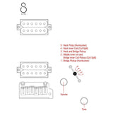 Sire Y5/BKS Larry Carlton elektrische gitaar – alder body, HH-configuratie, Black Satin
