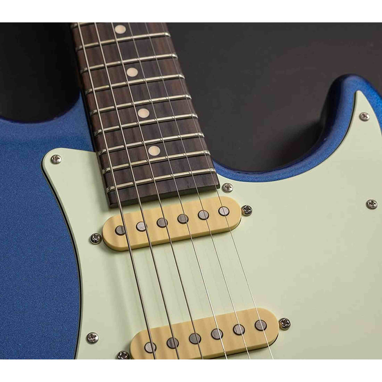 Sire S3N DNA New Gen Larry Carlton elektrische gitaar – S-Style, Dark Navy Blue, stainless steel frets