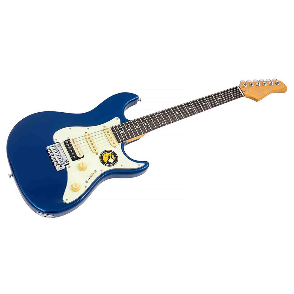 Sire S3N HSS/DNA New Gen Larry Carlton elektrische gitaar – S-Style, Dark Navy Blue, HSS-configuratie, stainless steel frets