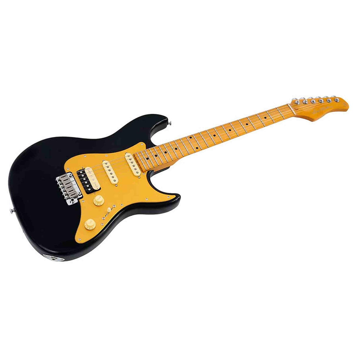 Sire S7N HSS/BK New Gen Larry Carlton elektrische gitaar – S-Style, alder body, Black, HSS-configuratie, stainless steel frets