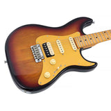 Sire S7N HSS/3TS New Gen Larry Carlton elektrische gitaar – S-Style, alder body, 3-Tone Sunburst, HSS-configuratie, stainless steel frets