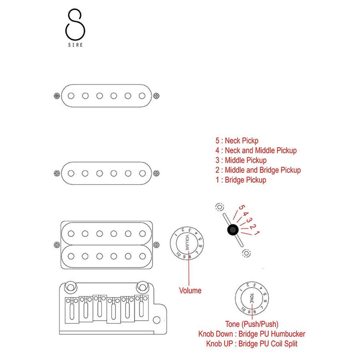 Sire S7N FM/NT New Gen Larry Carlton elektrische gitaar – S-Style, flamed alder body, Natural Satin, HSS-configuratie, stainless steel frets