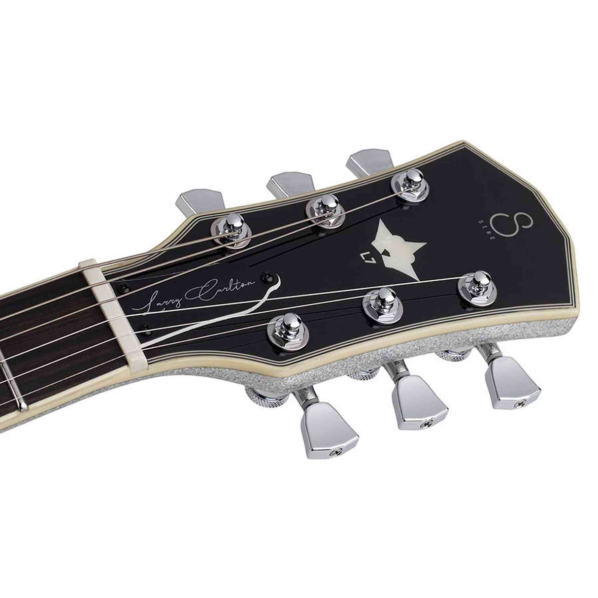Sire L7N/SBS elektrische gitaar – L-Style, mahonie met maple top, Skyburst Sparkle, HH-configuratie, stainless frets, locking tuners