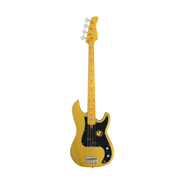 Sire P5 A4/MGO Marcus Miller basgitaar 4-snarige passieve P-stijl bas in Metallic Gold