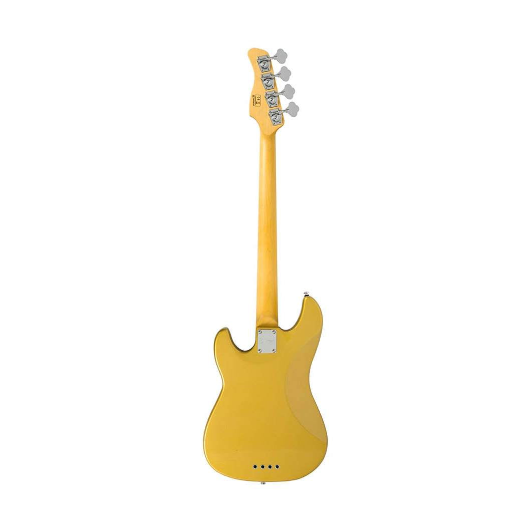 Sire P5 A4/MGO Marcus Miller basgitaar 4-snarige passieve P-stijl bas in Metallic Gold