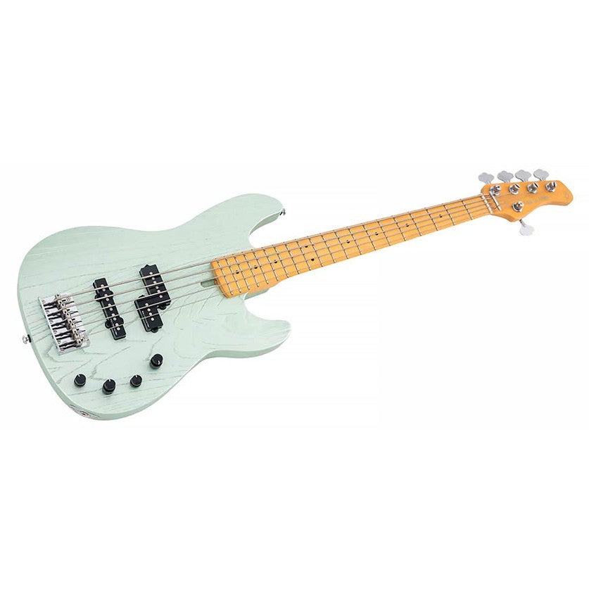 Sire P6 5/SGM Marcus Miller 5-snarige actieve basgitaar Surf Green Metallic