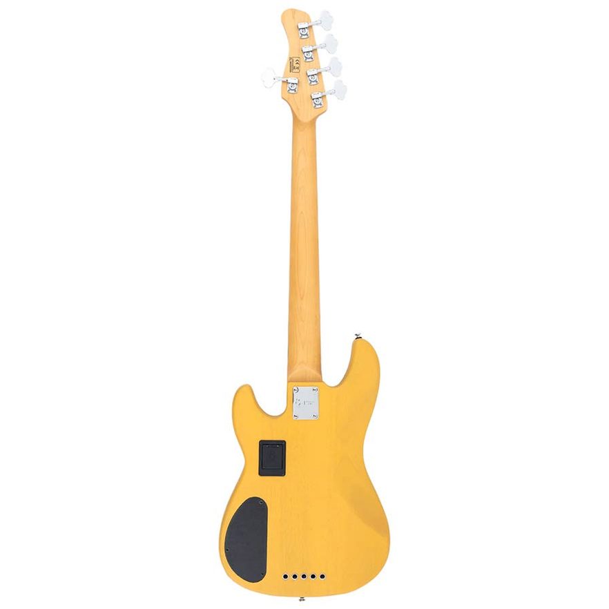 Sire P6 5/BSB Marcus Miller 5-snarige actieve basgitaar Butterscotch Blonde