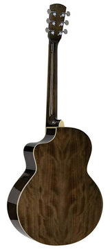 Nashville GOF-110-TBK Offset Soundhole Akoestische Gitaar Transparent Zwart