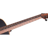 Bromo BAT8ME/BK Tahoma Series Mini Jumbo walnoot akoestische western gitaar