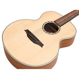 Bromo BAA8S Appalachian Series Mini Jumbo naturel akoestische western gitaar