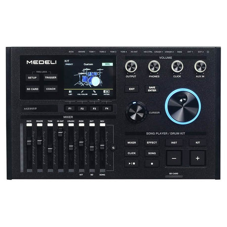 Medeli MZ923 Elektronisch Drumstel met Mesh Heads en Vintage Rosewood Afwerking