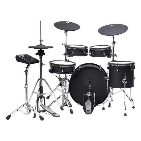 Medeli MZ729 Elektrisch Drumstel Fullsize Mesh Ketels met 20" Kick en Blackwood