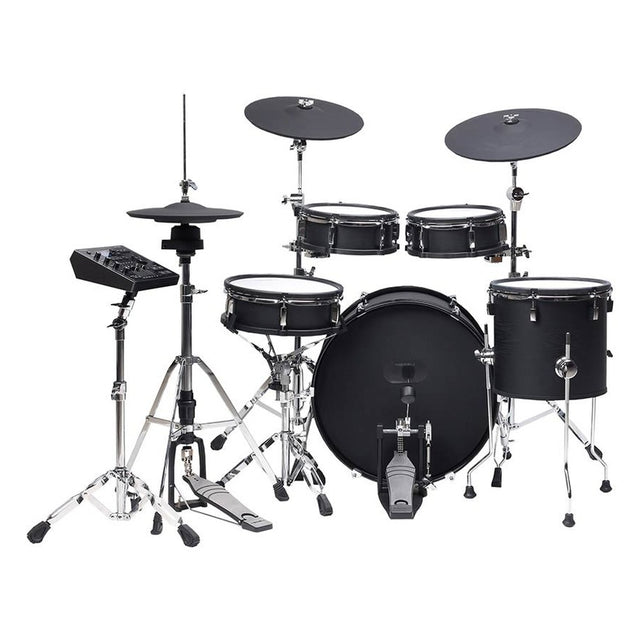 Medeli MZ729 Elektrisch Drumstel Fullsize Mesh Ketels met 20" Kick en Blackwood