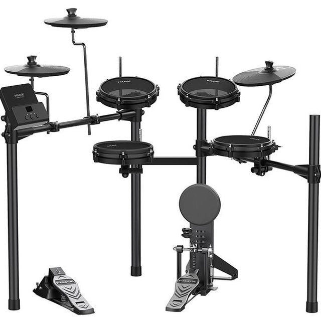 NUX DM-110 Elektronisch Drumstel met Mesh Vellen en Mobiele app