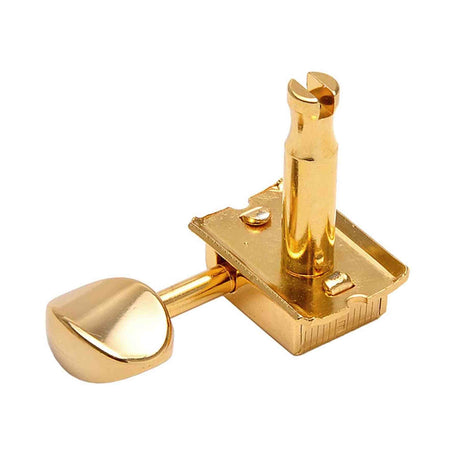 Kluson M6V0G Stemmechanieken voor gitaar "Single Line", 6x links met ovale knoppen, goud