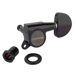 Gotoh GTH13874 SG381 stemmechanieken met B20 knoppen, 3L3R, cosmo zwart