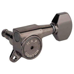 Gotoh GTH13895 SG381 stemmechanieken met HAP and 07 knoppen, 6L, cosmo zwart
