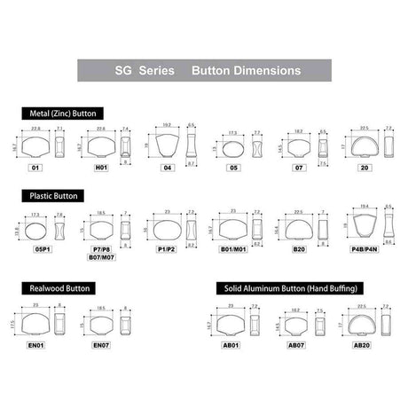 Gotoh GTH13979 SG381 stemmechanieken met Magnum Lock and 05 knoppen, 6R, chroom