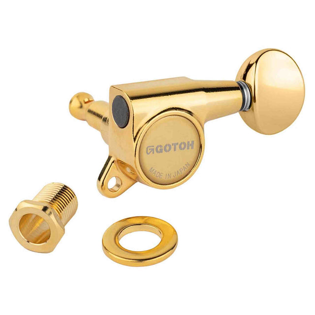 Gotoh GTH13987 SG381 stemmechanieken met Magnum Lock and 05 knoppen, 6L, goud