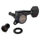 Gotoh GTH13999 SG381 stemmechanieken met Magnum Lock and 07 knoppen, 6R, zwart
