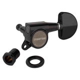 Gotoh GTH14007 SG381 stemmechanieken met Magnum Lock and 20 knoppen, 3L3R, zwart